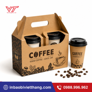 In Hộp Giấy Cà Phê Giá Rẻ Theo Yêu Cầu Tại Xưởng Bao Bì Việt Thắng